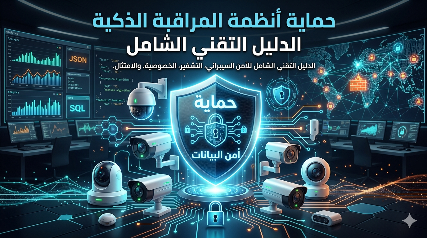 حماية أنظمة المراقبة الذكية : الدليل التقني الشامل 2026